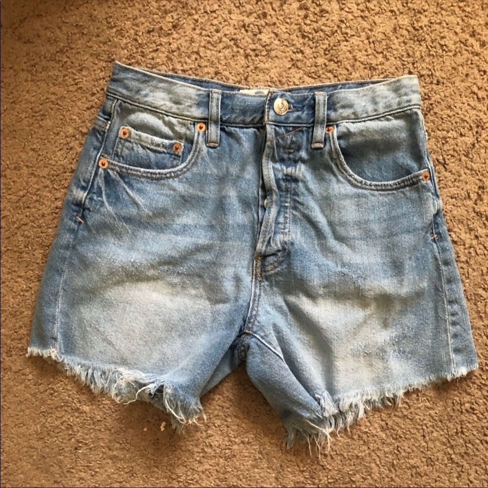 We The Free Button Fly Denim Shorts